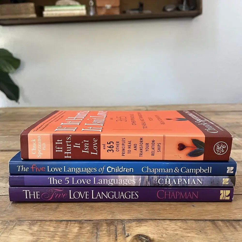 Lot of 4 books Gary Chapman The Five Love Languages & If it Hurts It isn't Love